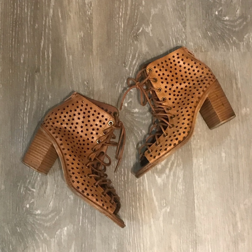 Jeffrey Campbell Cors Stars Lace Up Bootie